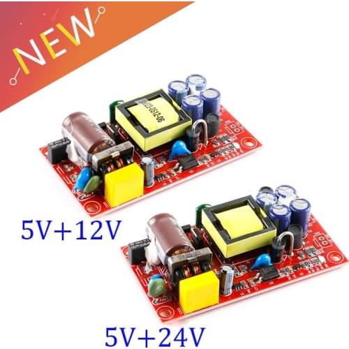 5V 12V 24V Dual Isolation Isolated Switching Power Supply Module Board AC-DC 220V to 12V 5V DC 1A 17W SM-DLK17A