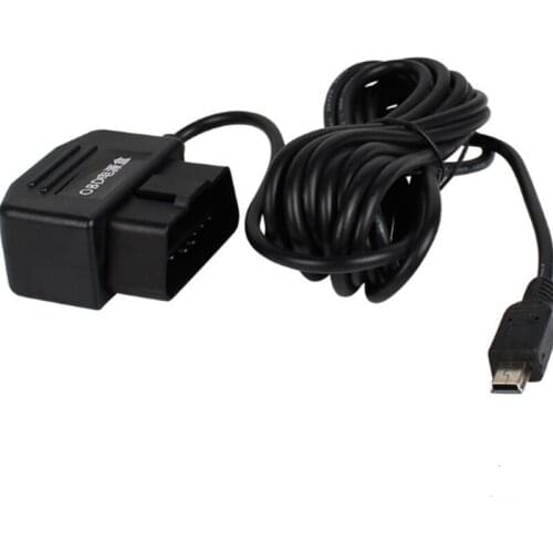 Driving recorder buck line parking monitoring car camera detector DVR camera cable length 3 meters