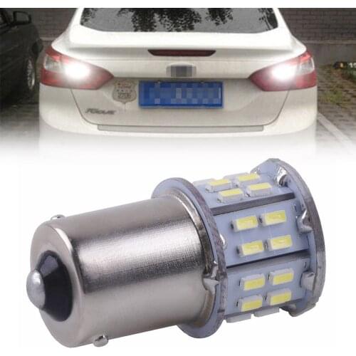 White Car 1156 382 Turn Signal Taillight 50 SMD LED Bulb Light BA15S P21W Universal for Car Front Rear Lighting Bulbs