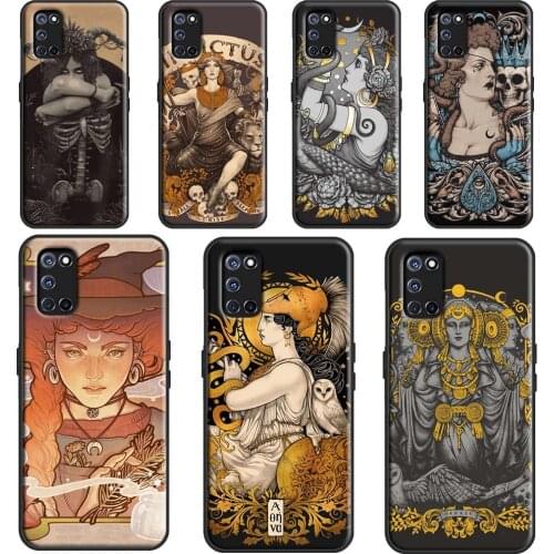 Gothic Witch Witchcraft Cover For OPPO A5 A9 A53 A31 2020 A1K A3S A5S A15 A52 A72 A83 A91 A93 Find X3 Pro F5 Case
