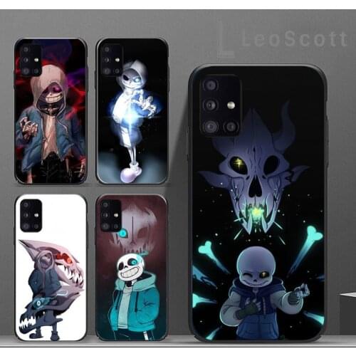 Undertale Sans Phone Case For Samsung A32 A51 A52 A71 A50 A12 A21S S10 S20 S21 Plus Fe Ultra