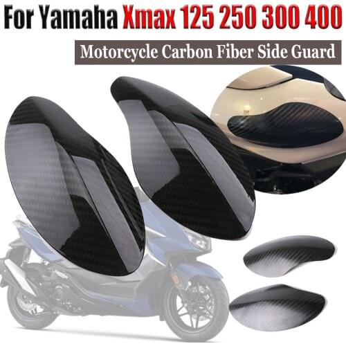 For Yamaha XMAX300 XMAX250 X-MAX XMAX 125 250 XMAX 300 400 Motorcycle Scooter Carbon Fiber Motobike Side Protective Guard Cover