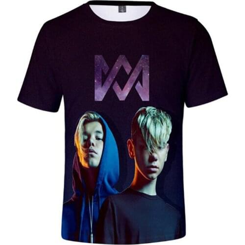 Hot Sale Singer Marcus&Martinus T-Shirt 3D Print Short Sleeve Unisex Fashion Casual Harajuku Round-neck Streetwear Tops Clothes