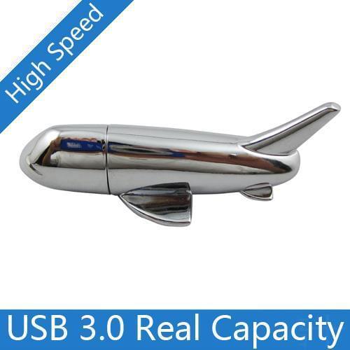 Computer Gift Fashion Aircraft Plane Pen Drive 3.0 Usb Flash Memory Stick 8GB 16GB 32GB 64GB Airplane Flash Drive Card Disk Key