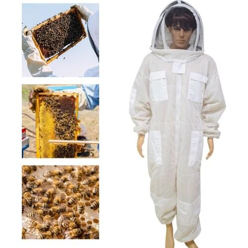 Beekeeping Clothing Suit Triple-Layer Forming Fabrics Protective Bee Hive Tools For Beekeeping Equipment Beekeeper Supplier