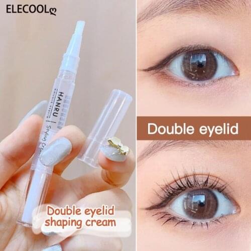 ELECOOL Double Eyelid Shaping Cream Eyelid Lift Invisible Natural Eyelids Glue Lasting Makeup Tools Eyes Styling Shaping Tools