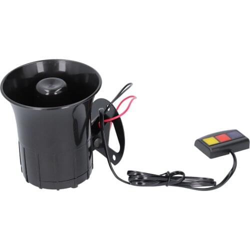 Megaphone Emergency Tool 105db Car Alarm Horn 12V 30W Sound Warning for Car Motorcycle Mopeds