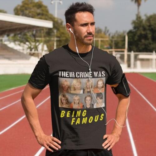 Paris Hilton Tee Shirt Fashion Short-Sleeve Cotton T Shirt Streetwear Graphic Tshirt Oversize Mens