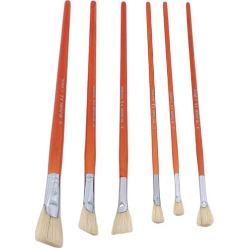 Paint Brushes Set Nylon Hair Painting Short Rod Oil Acrylic Brush Watercolor Pen Professional Art Supplies