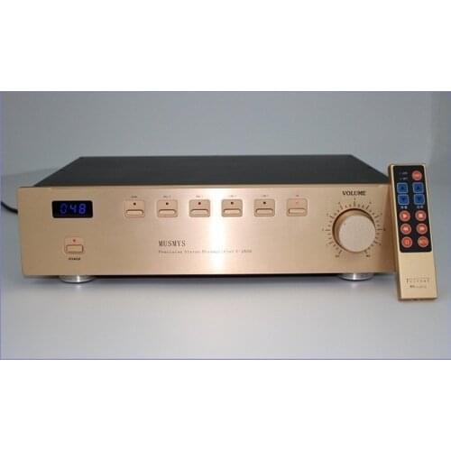 Latest Upgrade C2850 Preamplifier Pre AMP Preamp fully Balanced preamp XLR Output AC 110V / 220V 50 / 60 Hz 600 ohms