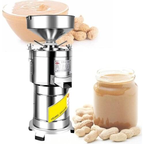 New design commercial peanut sesame butter making machine 15kg / h sesame paste sauce grinding machine 1500W