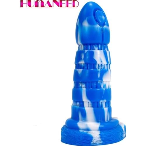 Huge Thick Anal Plugs Beads Silicone Dildo Sex Toys For Women Prostate Massager Bullet Butt Plug For Men Gay Colorful Sex Toys