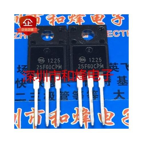 Original New 5PCS/ F25F60CPM 25F60CPM IRFI4229 STF7N95K3 7N95K3 MCR225-8FP TO-220F TO220F