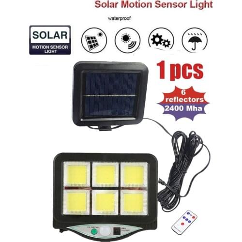 Seperable Solar Powered Lamp Solar Street Light For Outdoor Garden Wall Yard LED Security Lighting Adustable Lighting Angle indo