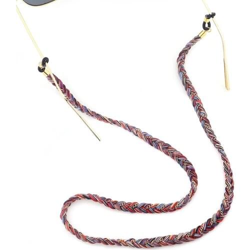 Handmade Twist Woven Glasses Rope Ethnic Style Eyeglasses Chain Sunglasses Strap Cord Neck Band
