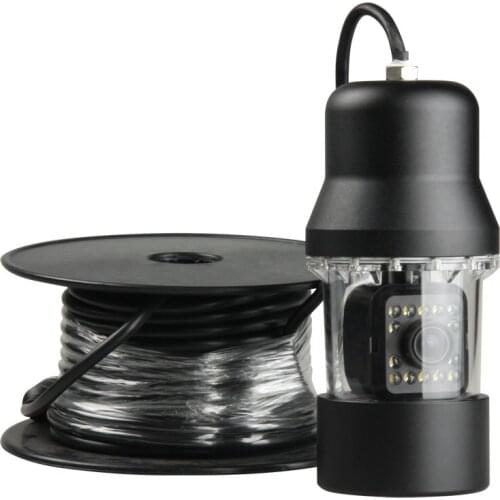 Fish Finder 20M Cable 360 Degree Rotating 14pcs White LED Lights Underwater Fishing Camera