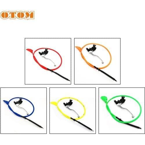 OTOM Motorcycle Clutch Lever + Clutch Cable For HONDA CB CG 125 145 150 200 Universal Dirt Bike ATV Enduro Motocross Accessories