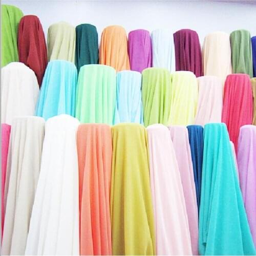 Chiffon fabric soft fabric for dress lining cloth material 100d georgette fabrics wedding DIY Fabric