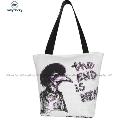 Doctor Plague Shopping Bag Travel Cloth Handbags Student Fashion Stylish Bags