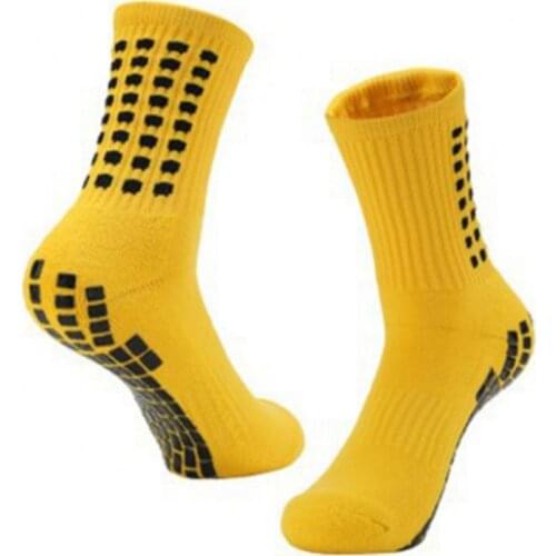 Outdoor Sport Running Football Breathable Cotton Anti-slip Soccer Tube Socks