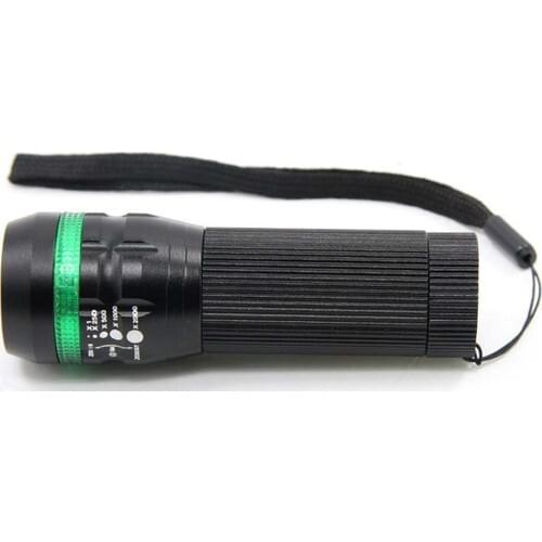 Ultra bright torch LED Flashlight with Zoom 200 Lumen Aluminum Head waterproof zoomable bike light camping light