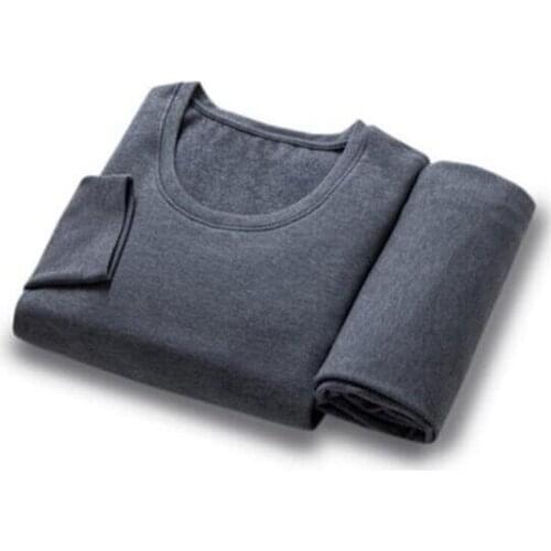 Winter Warm Fleece Thick Velvet Wool Cotton Long Johns For Men Thermal Underwear Sets Top Bottom Pants Male Sleep Home Wear