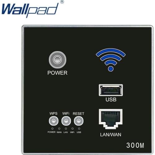 300M Wall Embedded Wifi AP Router USB Socket Outlet Wall Outlet Charger WIFI Sockets Smart Socket