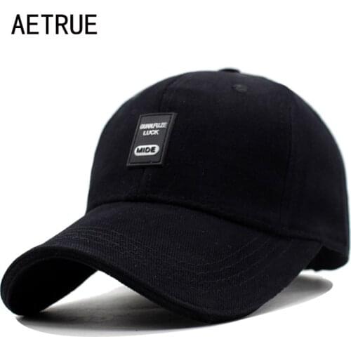 AETRUE Brand Men Baseball Cap Women Snapback Hats For Men Casquette Caps Unisex Bone Plain New Cotton Winter Baseball Caps 2018