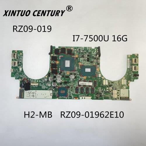 For Razer RZ09-019 Laptop anakart RZ09-01962E10 SR2ZV I7-7500U CPU 16G 100% tested