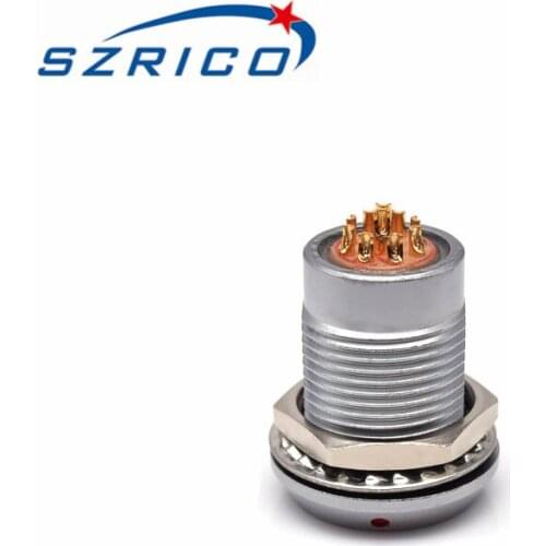 HGG B Series 2B 2 3 4 5 6 7 8 10 12 14 16 18 19 26 Pin Metal Seal Wire Socket Female Circular Self Locking Push Pull Connector