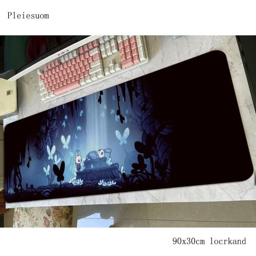 Hollow knight mouse pad 800x300x4mm mats New arrival Computer mouse mat gaming accessories anime mousepad keyboard game pc gamer