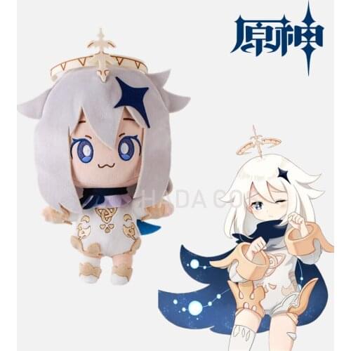 Game Genshin Impact Plushies Paimon Cute Soft Plush Doll Stuffed Toy Cosplay Pillow Props Dolls Birthday Gifts Figure Cute