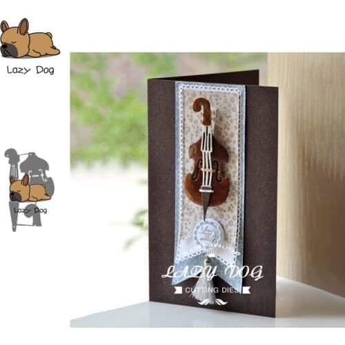 Cello Instrument Metal Cutting Dies Scrapbooking Stencil DIY Decorative Craft Embossing Die Cuts Card Making New Dies For 2019