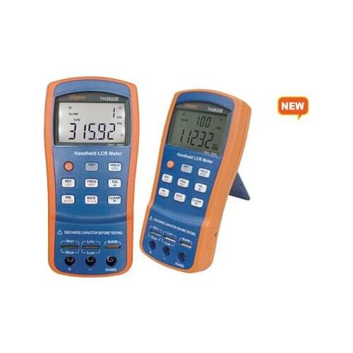 Tonghui TH2822D handheld LCR Meter 0.1% accuracy test signal frequency 100Hz 120Hz 1kHz 10kHz