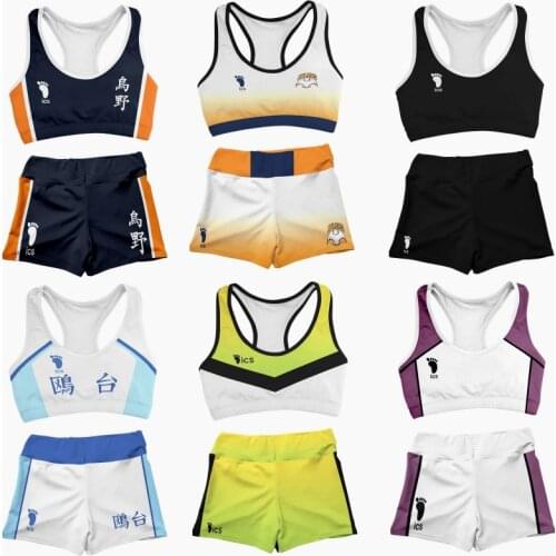 New Anime Haikyuu Aoba Johsai High School Shoyo Hinata Cosplay Costumes Swimsuit Teens Swimming Pants Beach Shorts Sportswear