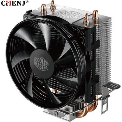 2 Heat Pipe CPU Cooler For Intel 775 115X AMD AM4 T20 CPU Radiator 95.5mm Quiet CPU Cooling LED Fan