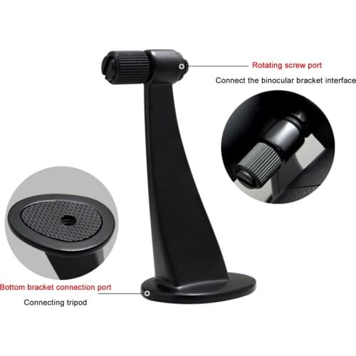 Metal Binoculars Mount Holder Connector Telescope Tripod Adapter Stand Bracket Cell Phone Portable Stand Holder Selfie