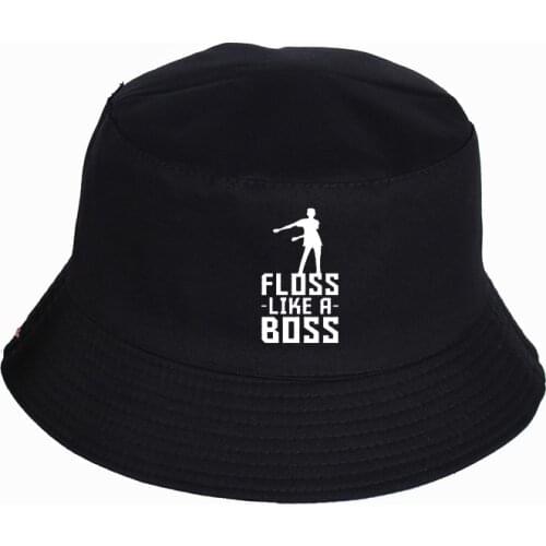 2019 new floss like a boss Print Mens Womens Panama Bucket Hat High Quality BOSS Cap Summer Cap Sun Visor Fishing Fisherman Hat