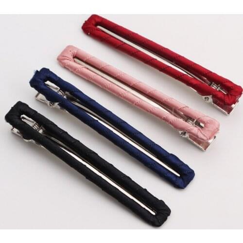 Solid Colors Cloth Wrapped Simple Style Hair Clips Trendy Headwear Hair Accessories for Women