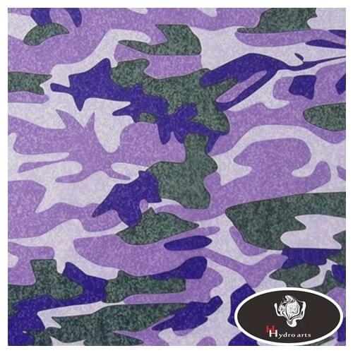 Excellent quality purple camo hydrographics film water transfer printing film 50cm wide aqua print HFC011