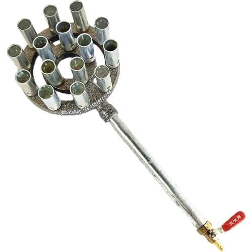 15-hole portable burner,household gas stove,desktop outdoor gas stove,high pressure fire burner,pan burner,barbecue gas stove