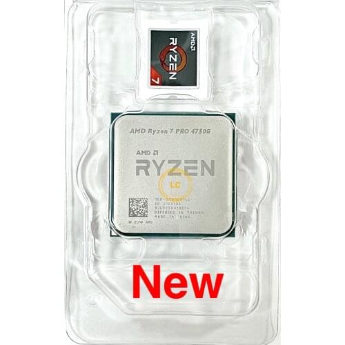 AMD Ryzen 7 PRO 4750G R7 PRO 4750G 3.6 GHz Eight-Core 16-Thread 65W CPU Processor 100-000000145 Socket AM4 without cooler