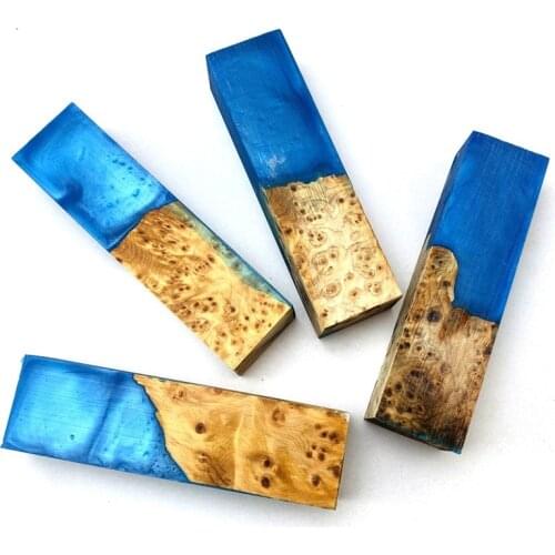 Knife Handle For DIY Knife Handle Making Material Kitchen Knife Epoxy Resin Solidified Wood