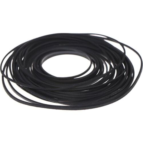 1 Pack 1x1mm Mix Cassette Tape Replacement Rubber CD DVD Cassette Tape Recorder Turntable Strap Belt for CD-ROM Video Machines