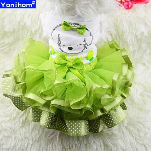 Wedding Clothes for Dogs Dress Skirt Fall Lovely Cute Autumn Dresses for Dogs Puppy Chihuahua Yorkies Puppy Dress Pet Clothes