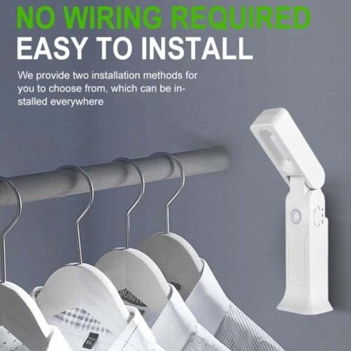 LED Night Light Motion Sensor Night Lamp Wireless USB Rechargeable Wall Mounted LED Light For Kitchen Bedroom Wardrobe Home Lamp