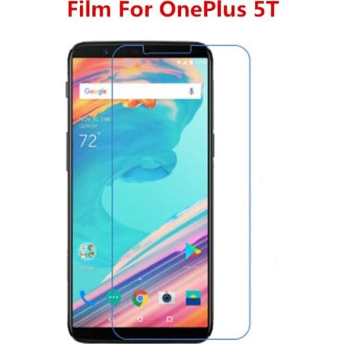 1/2/5/10 Pcs Ultra Thin Clear HD LCD Screen Protector Film With Cleaning Cloth Film For OnePlus 5T