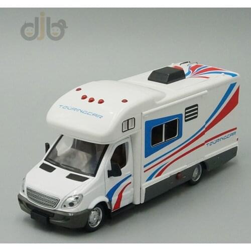 1:32 Diecast Luxury Touring Pull Back RV Recreational Toy With Sound & Light