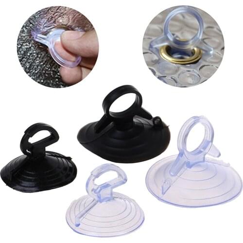 10Pcs 35/45mm Black/Clear Rubber Suction Cup Suckers Hook Car Sunshade Suction Cup Car Accessories