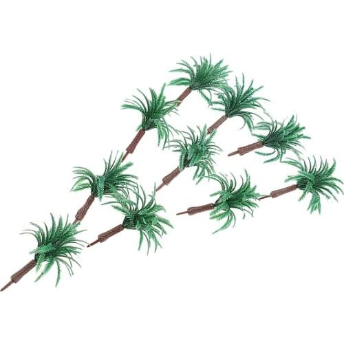 10x Greenery Scenery Building Tree Model 10x 6cm for 1/100Scale Diorama Prop